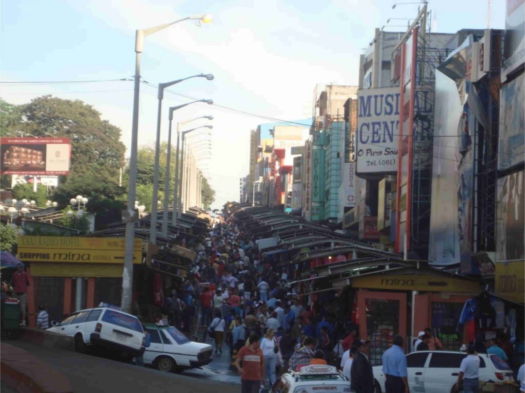 Lojas de comercio em ciudad del este no paraguai