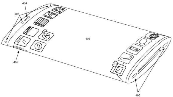 Patente da Apple de um Aparelho de Design Curvo