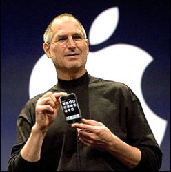 Steve Jobs com iPhone 3GS